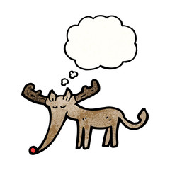 cartoon reindeer