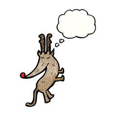 cartoon reindeer