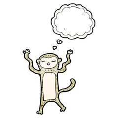 funny cartoon monkey
