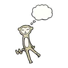 funny cartoon monkey