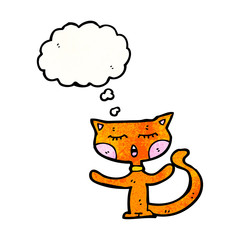 funny cartoon cat
