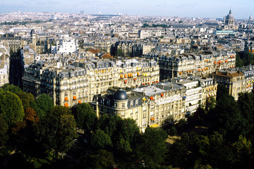 Paris cityscape 1983