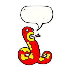 cartoon poisonous snake