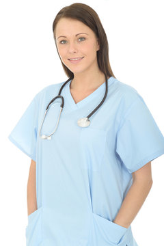 Portrait Of A Beautiful Young Female Doctor Confident and Relaxed