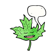 cartoon leaf