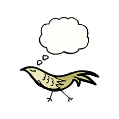 cartoon bird