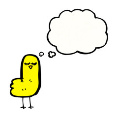cartoon bird