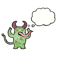 funny cartoon monster