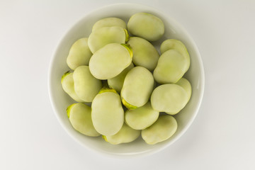 Beans on a saucer