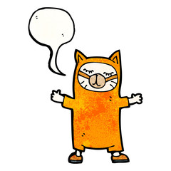 cartoon cat costume