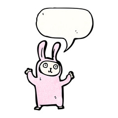 rabbit costume cartoon