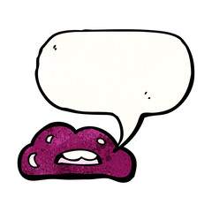 talking lips cartoon