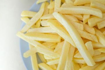 raw french fries