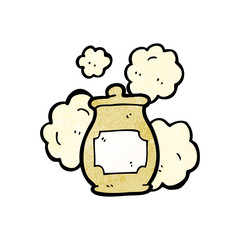 old clay honeypot cartoon