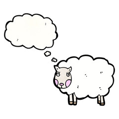 cartoon sheep