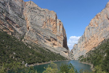 Vistas del Congost de Montrebei. Lérida. Catalunya. España