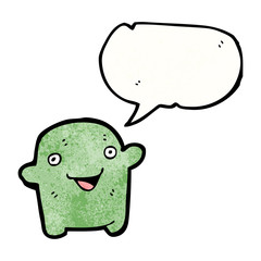 little alien cartoon