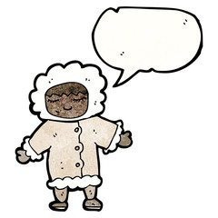 cartoon eskimo