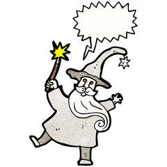 cartoon wizard