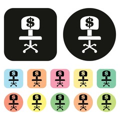 Dollars icon. Money icon. Vector