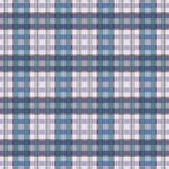 Seamless retro textile tartan checkered plaid pattern background