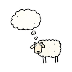 cartoon sheep