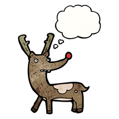 cartoon reindeer