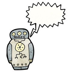 cartoon robot