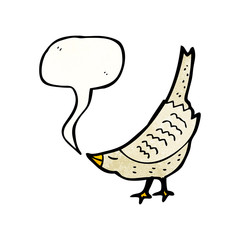 singing bird cartoon
