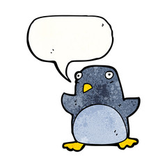 cartoon penguin