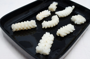 squid on plate