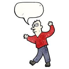 cartoon surprised, man