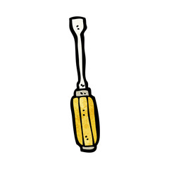 cartoon screwdriver