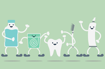 Obraz premium teeth best friend