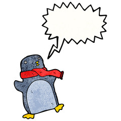 cartoon penguin