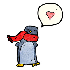 cartoon penguin