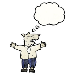 wolf in man's clothing cartoon