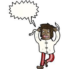 escaped lunatic cartoon