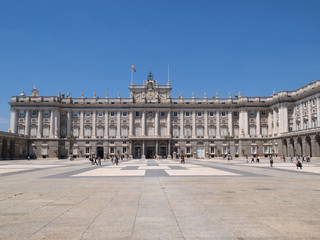 Fototapeta premium Royal Palace in Madrid, Spain.