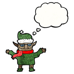 cartoon christmas elf
