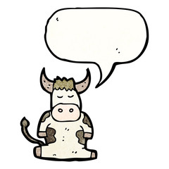cartoon bull