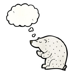 cartoon polar bear