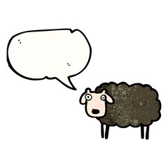 black sheep cartoon