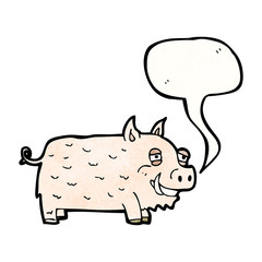 cartoon pig