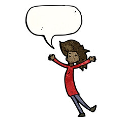 happy cartoon person