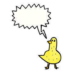 singing bird cartoon