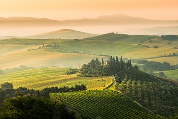 summer landscape of Tuscany, Italy. - 86460807
