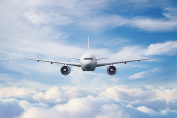 big white airplane