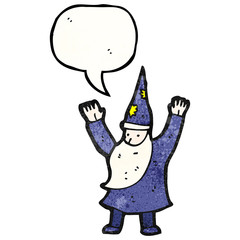cartoon wizard