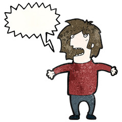 cartoon man explaining